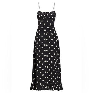 DOEN Black Polka Dot Dress